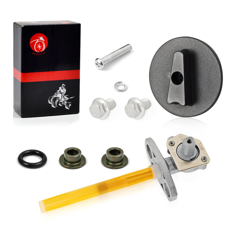 Fuel Tank Petcock and LEVER Compatible with HONDA TRX400EX TRX400X 1999-2014 Valve Switch
