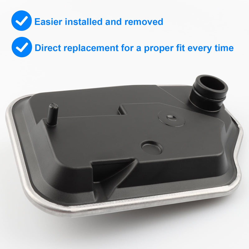 Auto Transmission Filter Kit, Replace 58617 Compatible with Ford Mazda 4F27E - 2000-2016 Focus, 2004-20012 Mazda 3, 2006-2010 Mazda 5, 2003-2005 2007 Mazda 6, 1999-2003 Protege, 2002-2003 Protege5