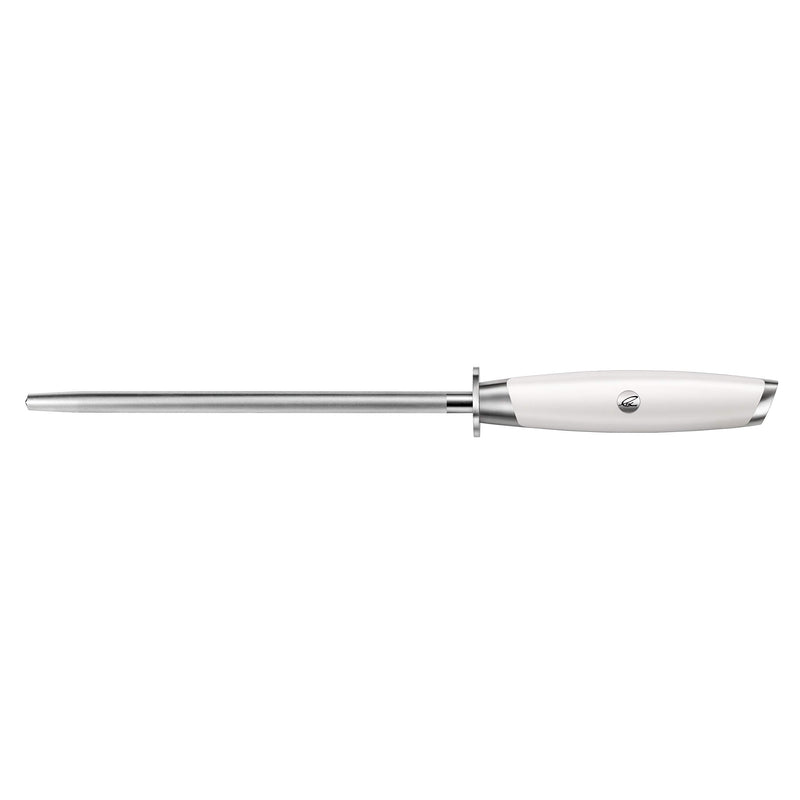 Cangshan Thomas Keller Signature Collection, Diamond Coated 8-Inch Honing Steel, White