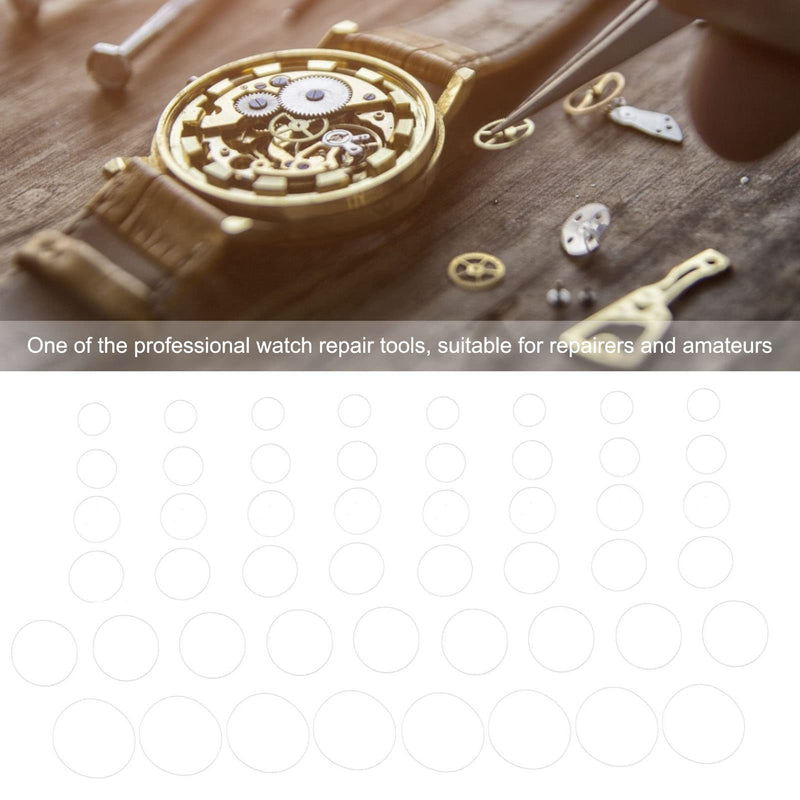 Watch O Ring, Watch Back Gasket Plastic Watch Washers Compact 16-40MM for Repairers for Watch Repairing