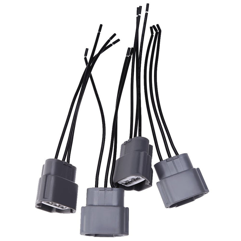 Ignition Coil Connector Plug Wiring Harness Pigtail Replacement for Nissan Altima 2007-2015 Nissan Sentra 2000-2012 (4-Pack)