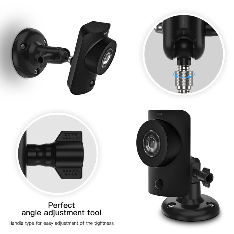 Mount Compatible with SimpliSafe Camera, 360 Degree Adjustable Wall Mount for SimpliSafe Security Camera (2-Pack) 2-pack