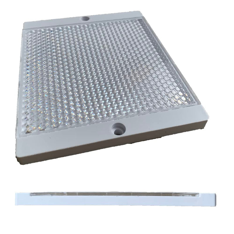  [AUSTRALIA] - PC Plastic Reflector for Photoelectric Sensors - 100mm x 100mm, Suitable for Infrared and Laser Sensors (1 Pack of 2pcs)