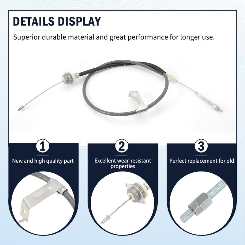 Adjustable Clutch Cable Double Hook Quadrant Kit for 1979-1995 Mustang 5.0 LX GT Steeda