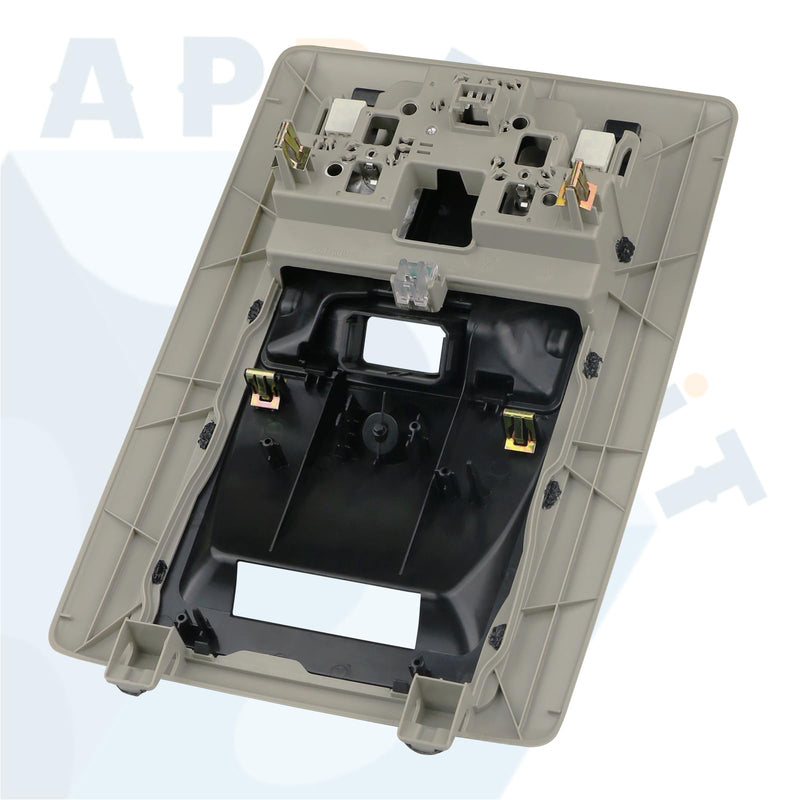 Overhead Console Housing w/Light & Lens for Interior Roof 1UY07BD1AA Compatible with 2011-2024 Ram 1500 2500 3500 4500 5500 Truck Accessories Parts Interior Dome Map Reading Light for console w/ module & switch