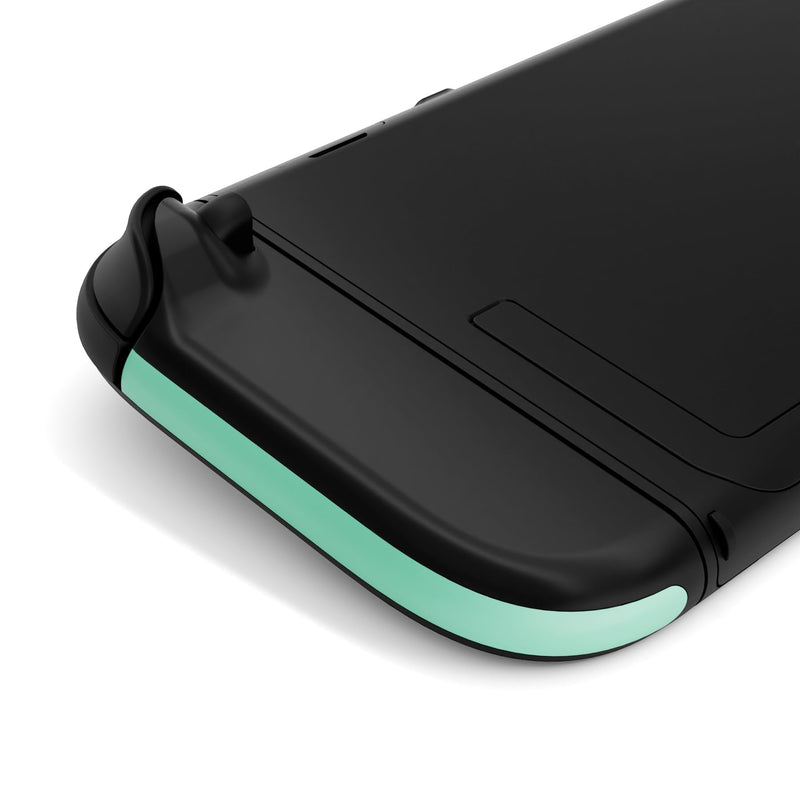 eXtremeRate Replacement Decorative Strips for Joycon 2, Custom DIY Decoration Strip Side Housing Trim Shell with Prying Stick for Nintendo Switch 2 Controller - Purple & Green