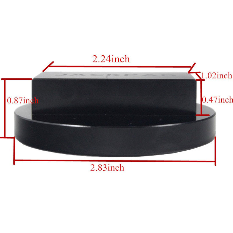 Jack Pad Adapter Anodized Black Replacement for B-M-W 135 335 535 E82 E88 E46 E90 E91 E92 E93 E38 E39 E60 E61 E63 E64 E65 E66 E70 E71 E89 X5 X6 X3 1M M3 M5 M6 F01 F02 F30 F10,Mini(2 pcs) 2pcs