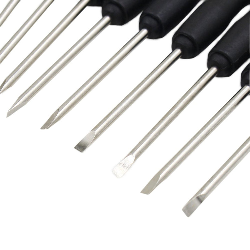 50pcs 85mm x 2.0mm 2mm Mini Size Flat Slotted Word Screwdriver Cellphone HDD TV Laptop Printer Repair Tool Slotted (-)