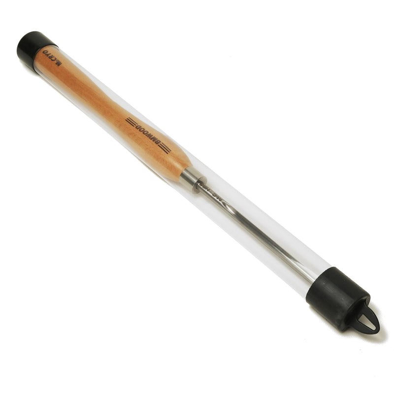 Cryo M2 HSS Bowl Gouge 1/4" Bowl Gouge (3/8" dia.) with 12-1/2" Beech Handle for Woodturning Chisels.