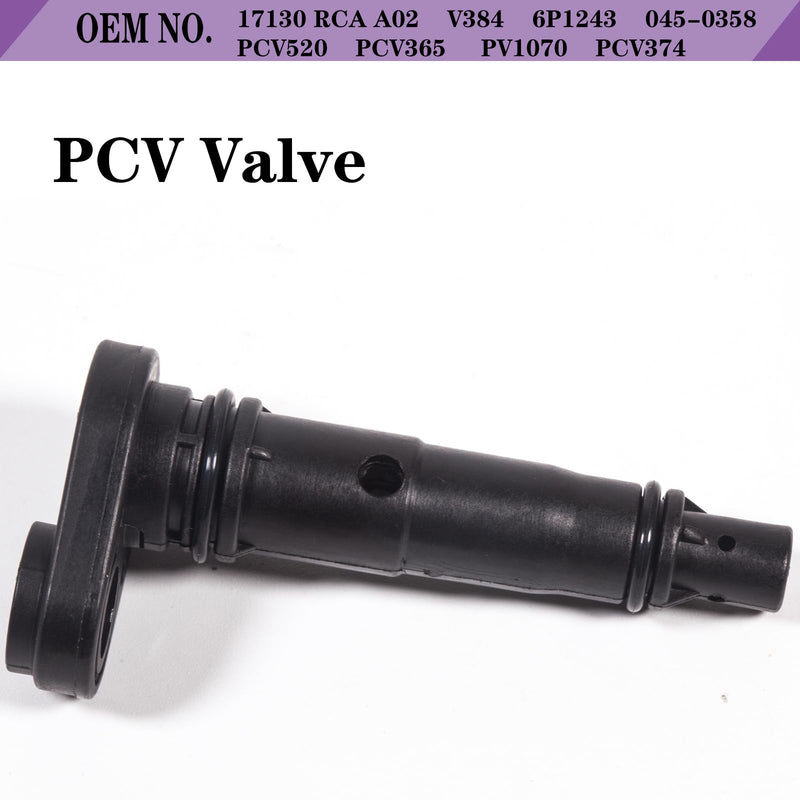 17130-RCA-A02,V384,6P1243,PCV Valve For Acura Mdx Rdx Rl Rlx Tl Tlx Tsx ;honda Accord Crosstour Crosstour Odyssey Passport Pilot Ridgeline;Saturn Vue,17130RCAA02 2.0 2.2 2.4 3.0 3.2 3.5 3.7L LYNSHINE