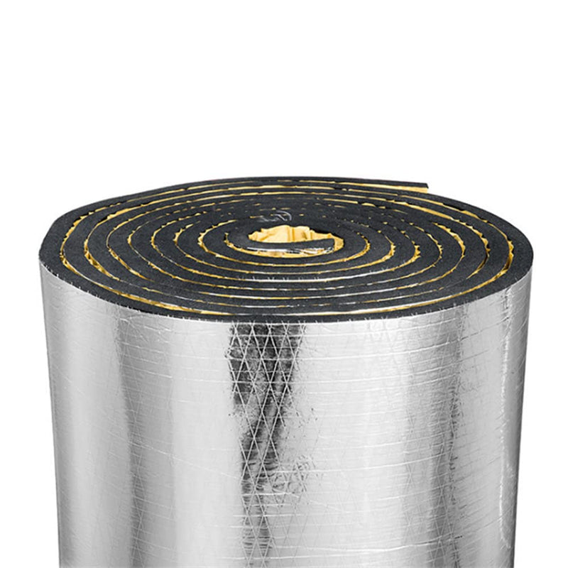 Car Heat Sound Deadening Insulation Mat, - 394 Mil 10.8 Sqft Automobile Sound Deadening & Heat Insulation Material for Auto Hood Engine Roof Door and Trunk,40 Inch x 40 Inch, Aluminum Foil Finish 40 x 40"(10.8sqft)