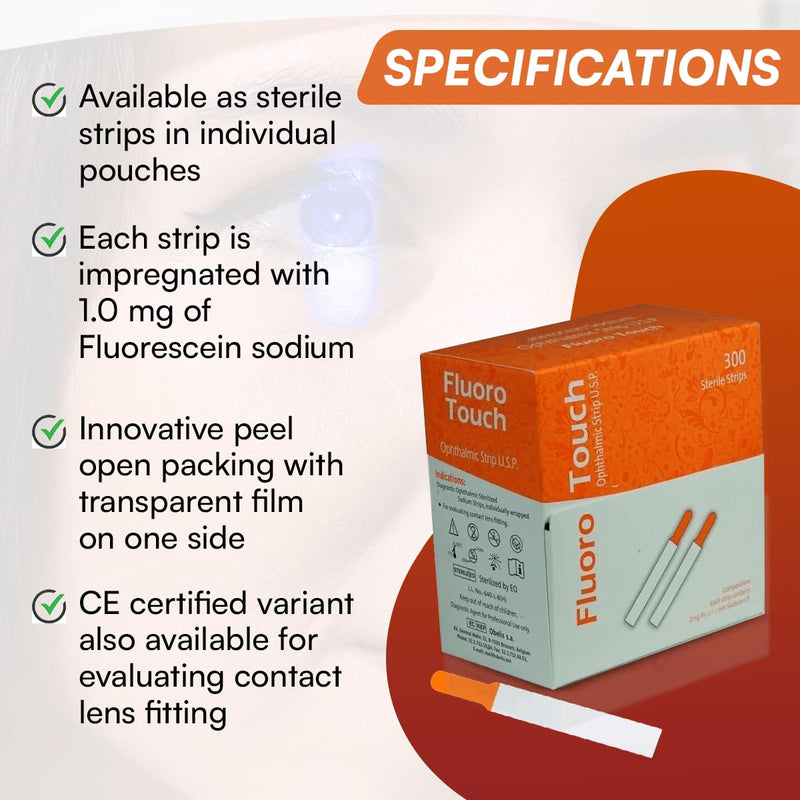 Fluoro Touch Strips - 300 Strips by KASHSURG