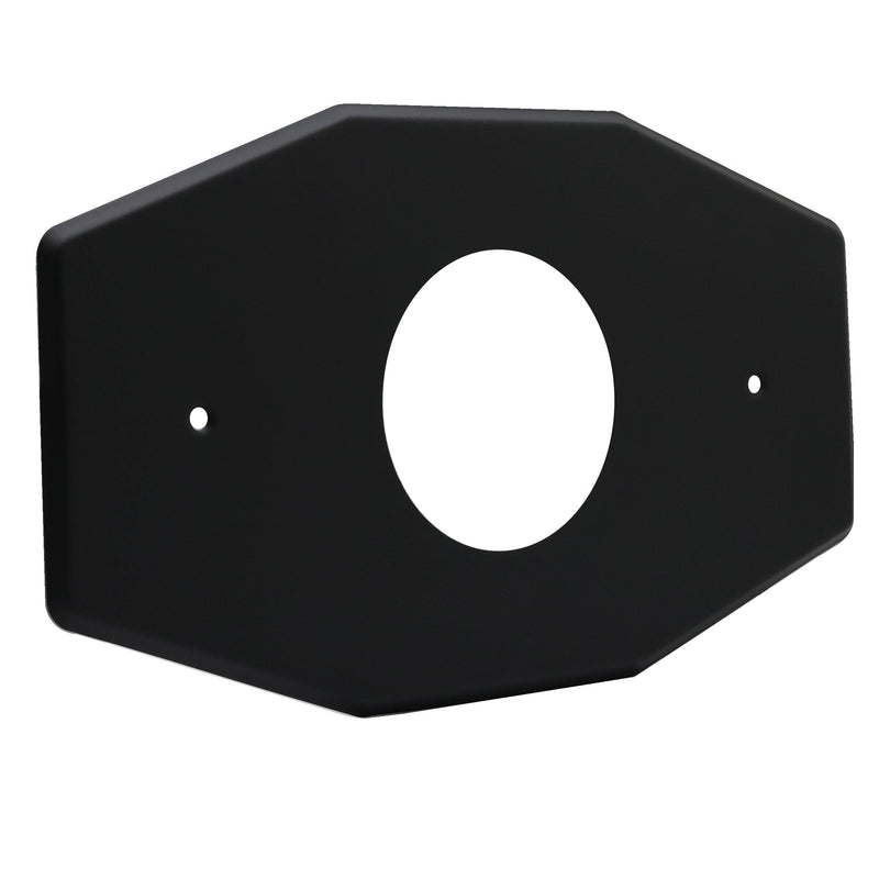 Westbrass A503-62 One-Hole Remodel Cover Plate for Mixet Bathtub and Shower Valves, Matte Black