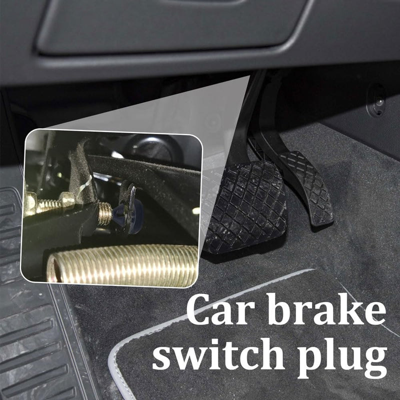 4PCS Brake Switch Stopper, Stopper Brake Switch Pad, Brake Light Switch Stopper, 90541-06036 Car Truck Auto Brake Pedal Pad, Automotive Clutch Pedal Stopper Fits for Most Cars (4PCS) 4PCS