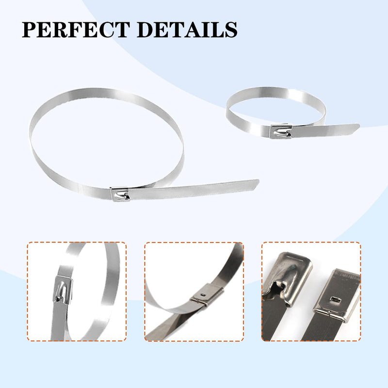 16Pcs CV Boot Clamp Stainless Steel Universal Adjustable AXLE CV Joint Boot Crimp Clamp Kit Stainless Steel Drive Shaft (8pcs Small+ 8pcs Large)