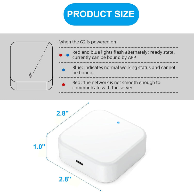 AceFox G2 Wi-Fi Gateway for TTLock, Works with Alexa Voice Control
