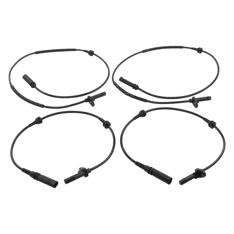Front Rear ABS Wheel Speed Sensor for BMW X5 2007-2018 X6 2008-2020 Left Driver and Right Passenger Side