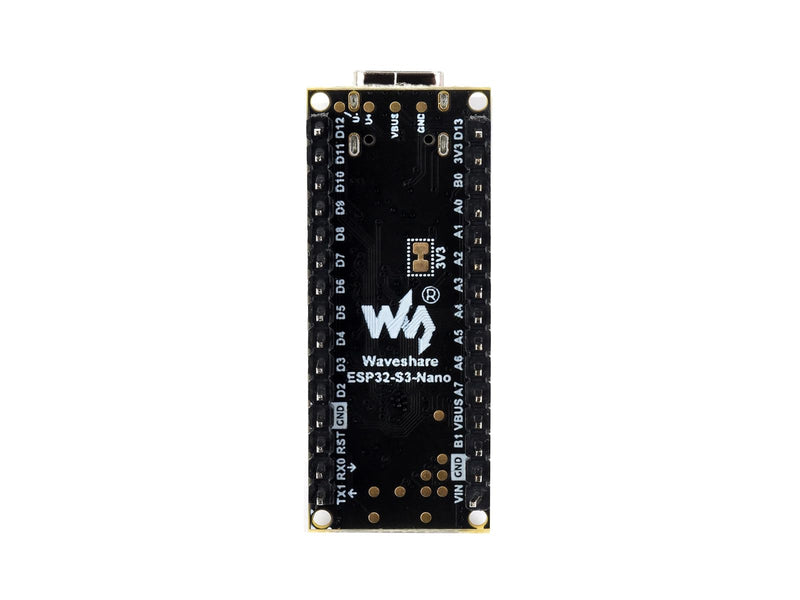 Waveshare ESP32-S3-Nano Development Board, Based On ESP32-S3R8, Compatible with Arduino Nano ESP32, with pre-soldered Header