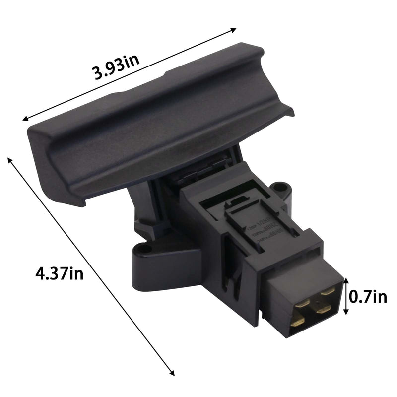 5304517280 Dishwasher Door Latch Assembly – Replaces 5304517278, 5304500345, 5304500348, 4840185, PS12585637 – Compatible with Frigidaire, Kenmore, Crosley Dishwasher
