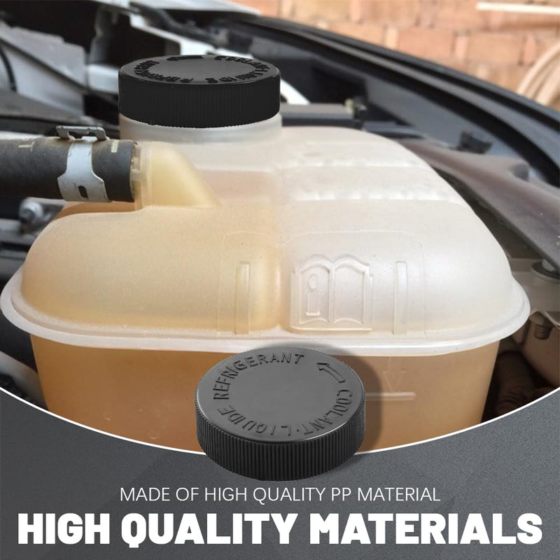 2PCS Coolant Reservoir Cap, Engine Radiator Coolant Overflow Antifreeze Reservoir Tank Cap, 21712-79900 Coolant Water Tank Reservoir Cap Compatible with Nissan Infiniti Murano Quest EX35 FX37 G37 Black