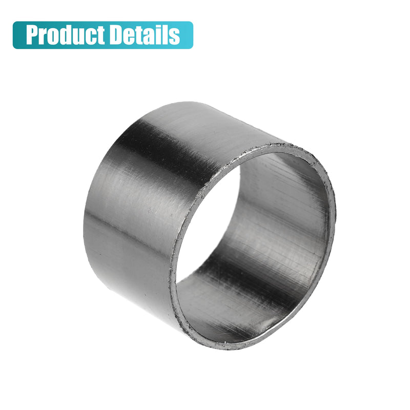 uxcell 42mm ID 46mm OD Universal Exhaust Muffler Pipe Gasket Motorcycle Exhaust Gaskets Graphite Seal Ring Repair Replacement for Dirt Pit Motocross