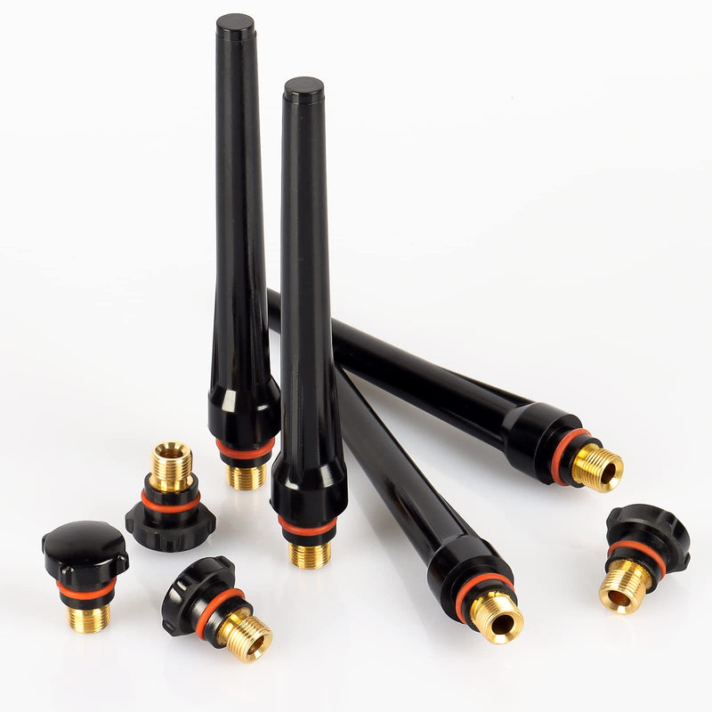 68pcs TIG Torch Consumables Accessories KIT for TIG Welding Torch PTA DB SR WP 17 18 26 Back Cap/Collet Body/Alumina Nozzle 68 Pack TIG Welding Torch Kit