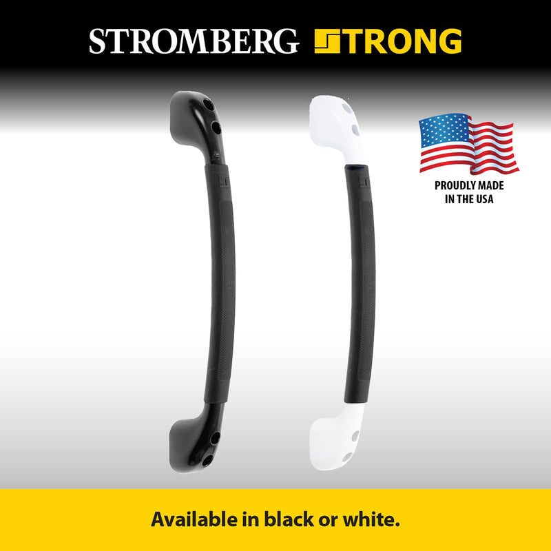 Stromberg Carlson AH-150 Black Soft Touch Assist Handle - RV Exterior Grab Handle and Entrance Handle - Grab Bars for RV and Camper - Comfortable Entry Door Handle