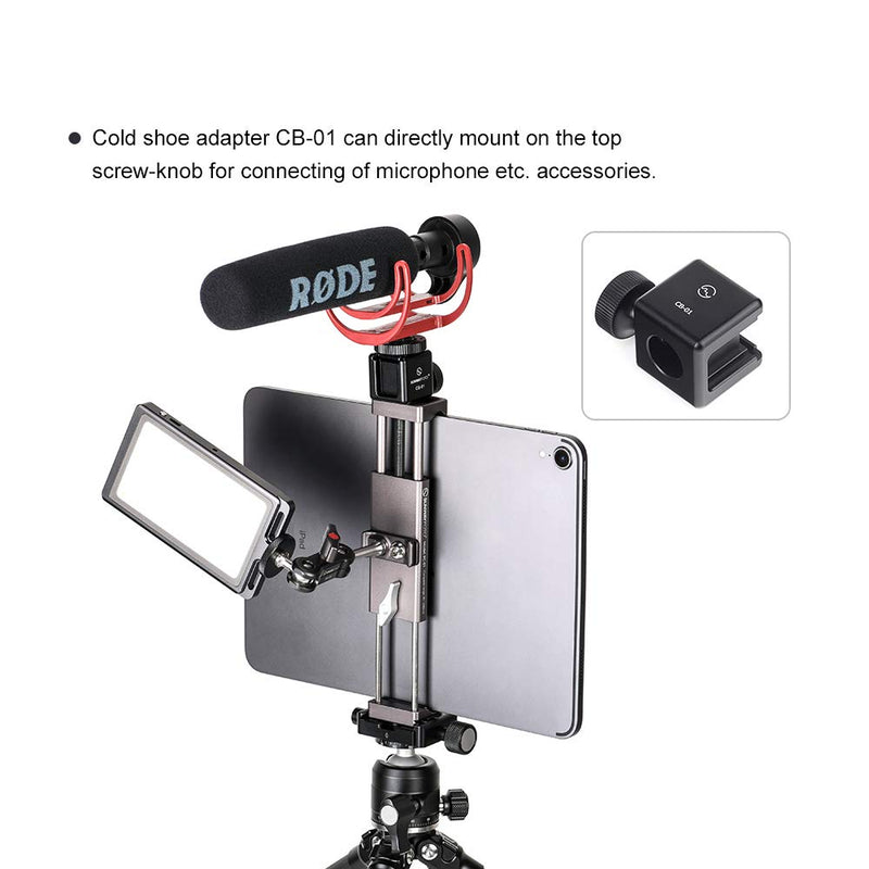 PC-01 Tablet Laptop Mount Smart Phone Bracket Tripod Bracket Accessories for pad Pro Holder Arca Swiss Stand Universal