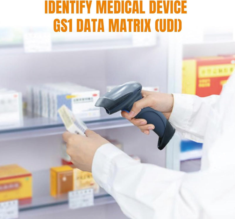 ARGOX Wired Barcode Scanner – Ultra-Fast 1D & 2D QR Code Reader｜Plug & Play USB Handheld Scanner for Inventory, Retail, Office｜Reads Tiny Codes｜Auto-Sensing｜PDF417, DataMatrix, UPC Compatible－AS-9400