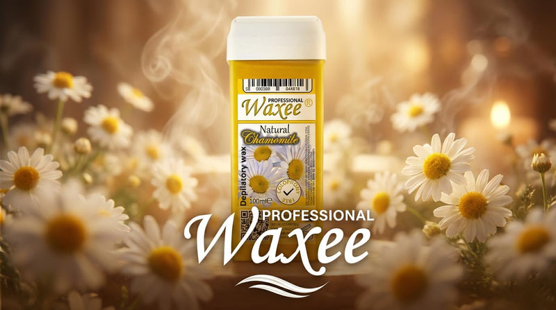  [AUSTRALIA] - Roll on wax cartridge roller wax refill 100ml hair removal, waxing, Herbal line from UK brand - Waxee. (Chamomile) Chamomile