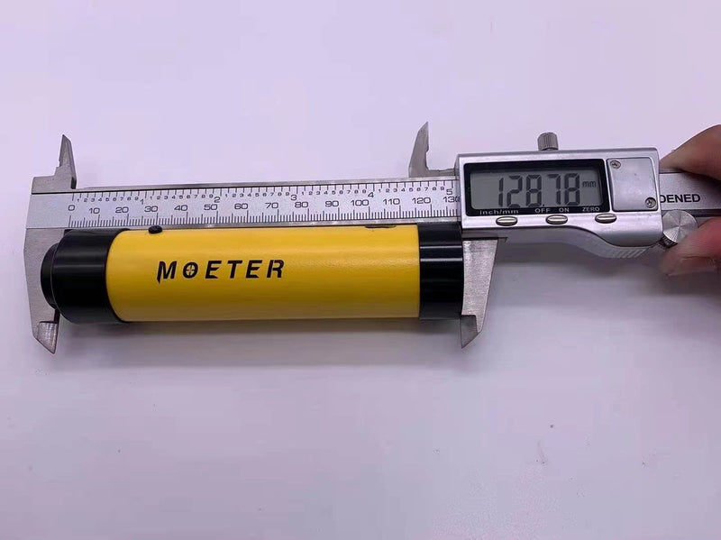 MOETER Hand Level 2.5X Pocket Sight Level for Surveying, Compact Hand Held Eye Level Sight Tool with Bubble Vial for Construction, Grading, Landscaping, and Outdoor Leveling Yellow