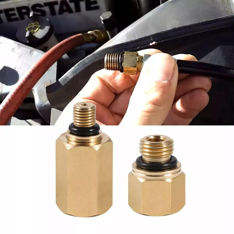 6.0 IPR Valve Socket & Oil Rail Adapters Kit & 6.0 High Pressure Oil Pump IPR Valve Air Test Fitting Tool with Seal Kit, Fits for Ford 6.0L Powerstroke Diesel Engine, Pack of 8