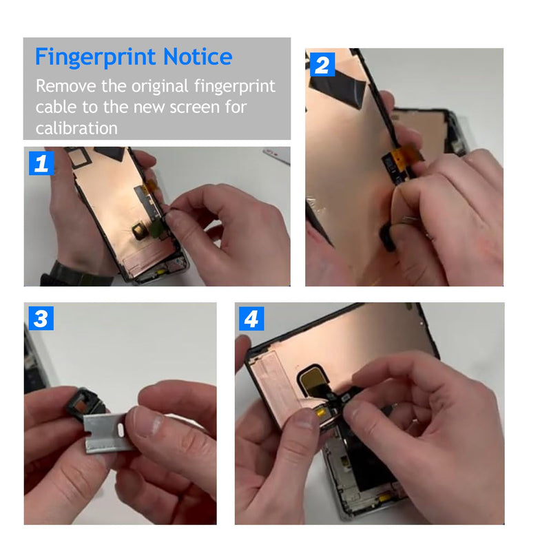 OLED for Google Pixel 6 LCD Screen Replacement for Google Pixel 6 LCD Display Touch Screen Display Assembly Repair Kits with Frame GB7N6, G9S9B16, G9S9B, GR1YH (Fingerprint Cable Transfer Required)