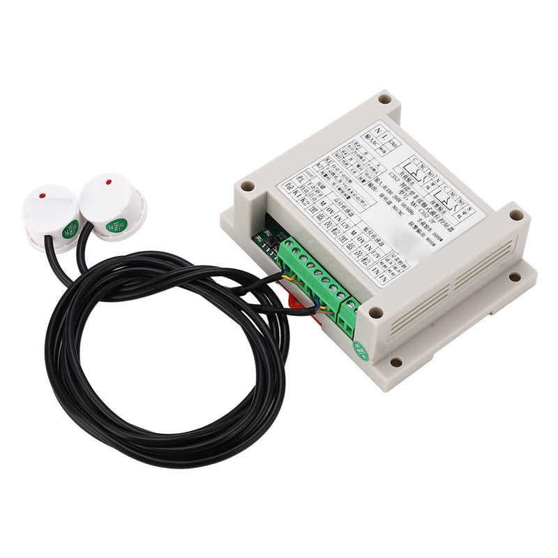 Toypond Water Level Switch, Intelligent Non-Contact Liquid Level Controller, Adjustable Sensitivity Automatic Water Level Control Sensor, AC100-260V, Pump High and Low Water Inlet Control