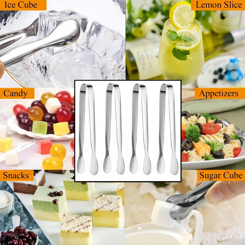 44 Pcs Charcuterie Boards Accessories,Cheese Butter Spreader Knives Set Stainless Steel Spreader Knives Forks Spoons Mini Serving Tongs Small Dipping Bowls Toothpick Flags Utensils for Party (Silver) Silver