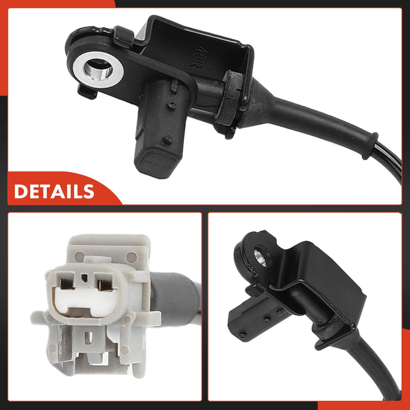 A-Premium ABS Wheel Speed Sensor Compatible with Nissan & Infiniti Models - 350Z 2003-2008, G35 2003-2006 - Front Right Passenger Side, Replace# 47910-AL505, 47910AL505