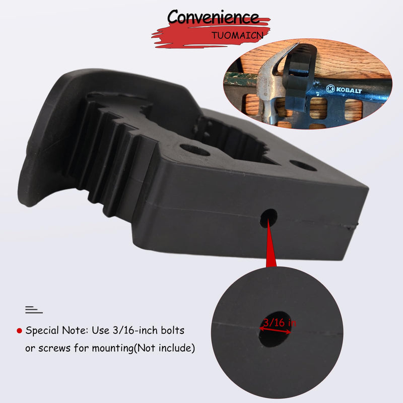 Quick-Release Rubber Clamp,Rubber Mount Clamps from 1'' to 1-1/3'' in Diameter Tools,Used by vehicle on Off-road vehicles, UTVs, ATVs (8pcs) 1''to1-1/3(8p)