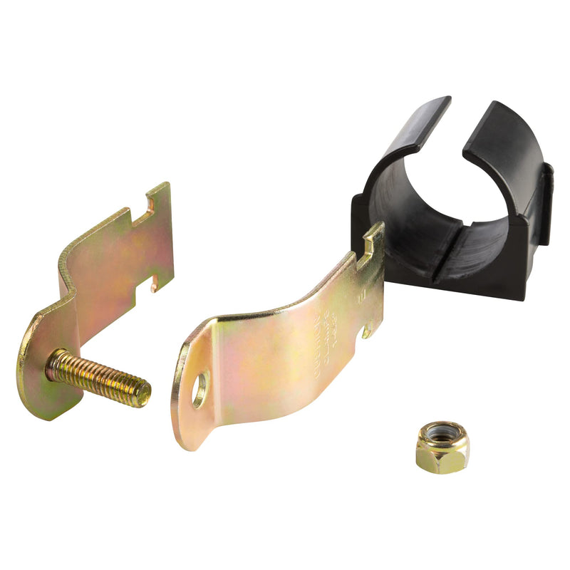 RUBBER CUSHION STRUT CLAMP YELLOW ZINC (1" CTS) 10-PACK USA MADE 1-1/8" OD 10.0