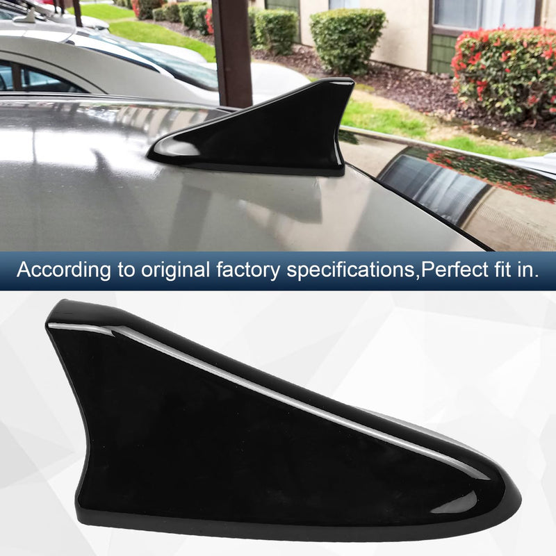 Auto Car Shark Fin Antenna Cover Cap Decorative Roof Aerial Base Replacement Compatible with for 2014-2020 Kia Optima Sonata Elantra Sedan Accessories Replacement for 96219 D5000EBQK