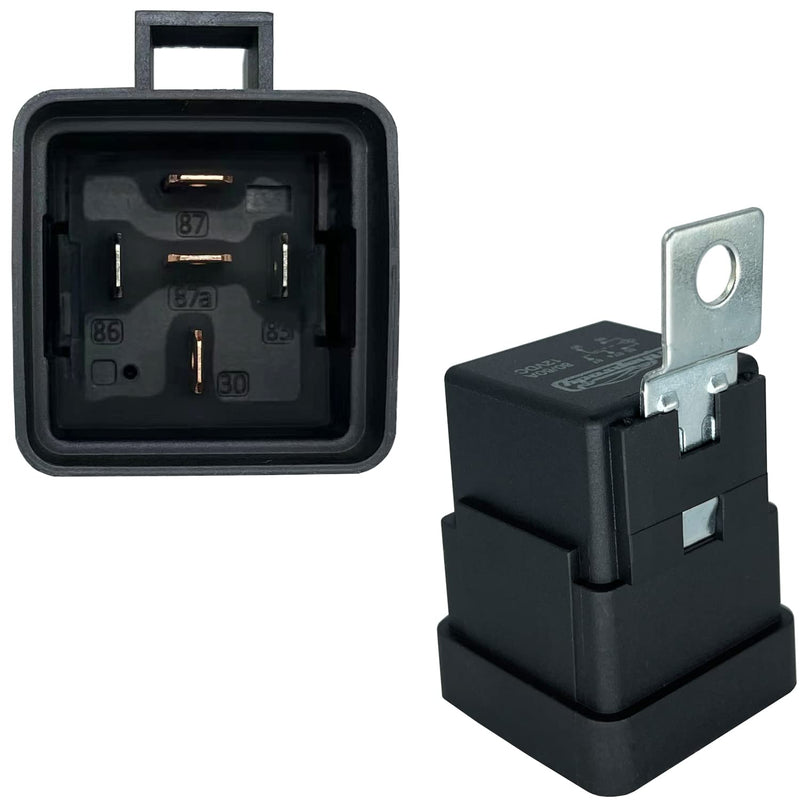 irhapsody Relay 12V, 80/60 Amp Waterproof Relay, 5 Pin Automotive Relay, Spdt 12-Volt Auto Relay with Pigtail 5 relays