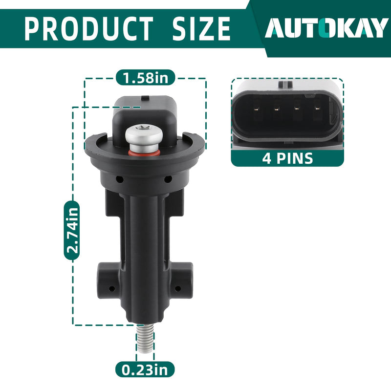 AUTOKAY 05149141AF 2 X Camshaft Position Sensor PC950 Compatible with Dodge Chrysler Jeep Volkswagen