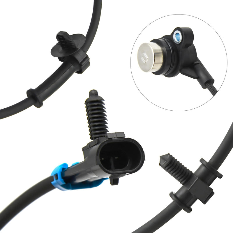 Rear ABS Wheel Speed Sensor Compatible with 2003-2006 Cadillac Escalade/Escalade ESV/Escalade EXT/Chevrolet Avalanche 1500 2500/ Suburban 1500/ Tahoe/GMC Yukon/Yukon XL OE# 15063810