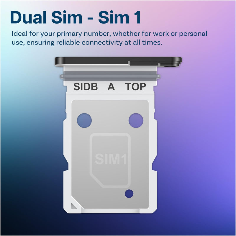 MMOBIEL Dual SIM Card Tray Compatible with Samsung Galaxy S26 – Slot Tray Holder – Dual SIM Card Holder Replacement – Incl. Removal Tool and Waterproof Rubber Ring - Black
