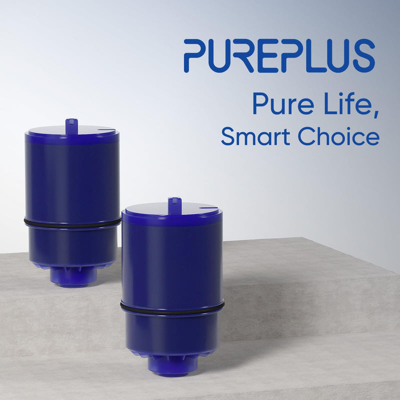 PUREPLUS Heavy Metal Reduction Faucet Filter Replacement, Compatible with PUR® Plus RF9999®, Removes Lead, Mercury, Chlorine, Fits FM-2500V, FM-3700, PFM350V, Advanced Faucet Mounts, 6 Pack Heavy Metals Removal