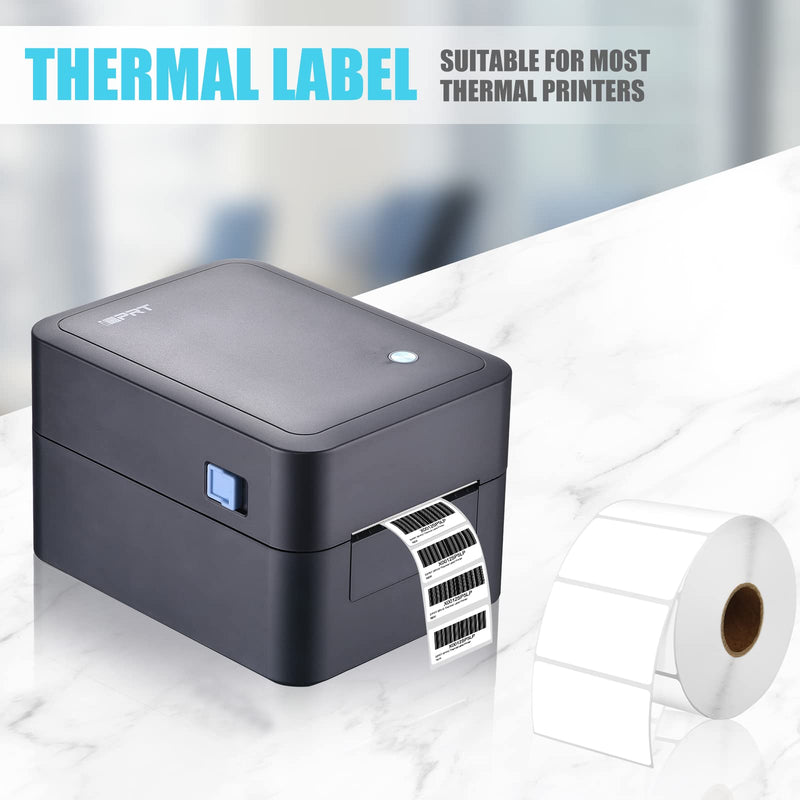 iDPRT 2.28' 1.18' Multi-Purpose Direct Thermal Labels (58mm30mm), Self-Adhesive Thermal Sticker for Address, Barcode, Compatible with iDPRT, Rollo, Zebra, etc, 1 Roll - 1000pcs, White 2.28" × 1.18"(58mm×30mm)