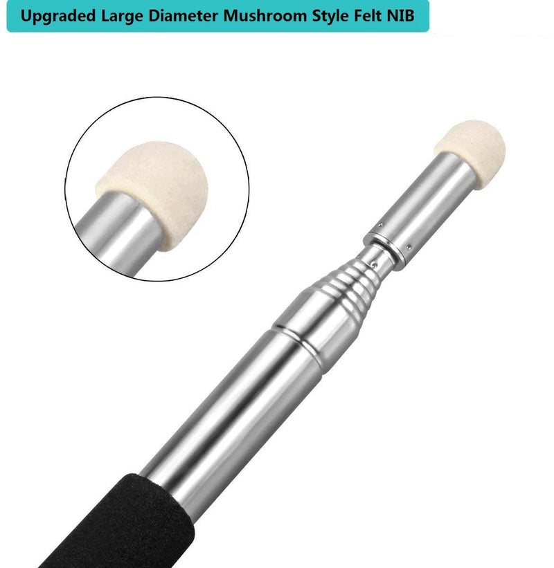 2PCS Pointer Sticks,Extendable Pointer,Hand Pointer Classroom Pointer for Teacher,Telescopic Teacher Pointer Retractable Pointer Hand Pointer for Kids (Package Quantity: 2, Black) Package Quantity: 2