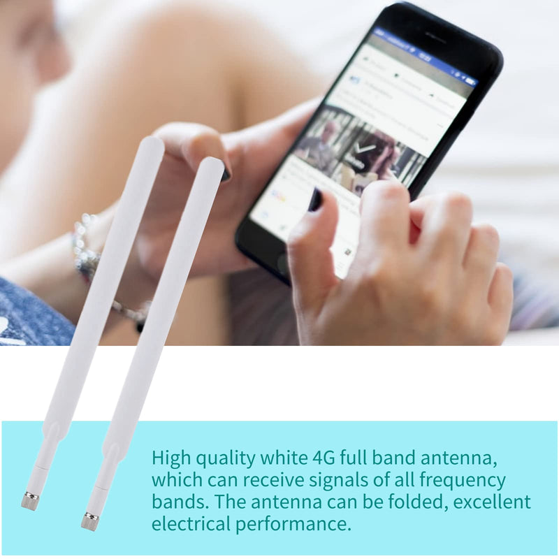 2PCS Router Antenna,2X 5dBi 4G LTE Antenna, Gain Antenna with SMA Connector, Antenna, Antenna for Huawei B310/B593/B315s/E5186s CPE Router