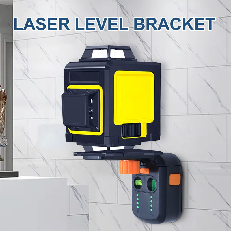 Xin Tester 3 in 1 Suction Laser level Tool with Drill Dust Collector, Single Line Laser Stand Big Suction Cup Wall Laser Level for Picture Hanging Painting DIY Projects Renovations