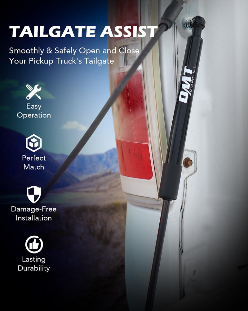  [AUSTRALIA] - Orion Motor Tech Truck Tailgate Assist, Pickup Tailgate Lift Assist Kit, Truck Accessory Compatible with 2009 2010 2011 2012 2013 2014 2015 2016 2017 2018 2019 2020 2021 2022 Dodge Ram 1500 2500 3500