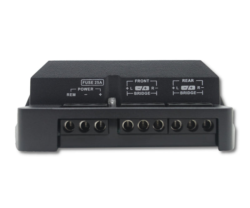 SA 400.4 2 Ohms Compact Digital 4 Channels Amplifier, 400 Watts RMS 400x4, 2Ω Stable, Multichannel Digital Car Audio Amp TS, Full-Range Sound Quality, Crossover